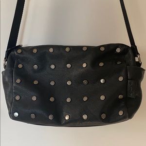 Agnes B Leather Crossbody Bag